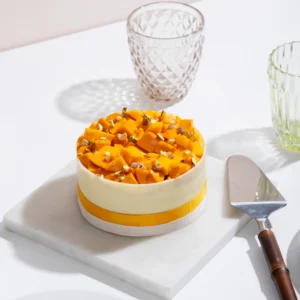 Mango & Vanilla Gateaux